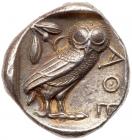 Attica, Athens. Silver Tetradrachm (17.11 g), ca. 454-404 BC Superb EF - 2