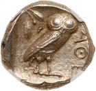 WITHDRAWN - Attica. Athens. Silver Tetradrachm (17.17g), ca. 440-404 BC - 2