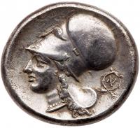 Corinthia, Corinth. Silver Stater (8.49 g), ca. 375-300 BC VF - 2