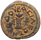 Judaea, Herodian Kingdom. Herod I. Ã 8 Prutot (6.17 g), 40 BCE-4 CE VF