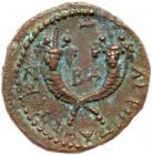 Judaea, Herodian Kingdom. Agrippa II, with Domitian. Ã (3.70 g), ca. 50-100 CE C - 2