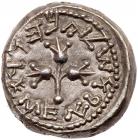 Judaea, The Jewish War. Silver 1/2 Shekel (6.86 g), 66-70 CE Superb EF - 2