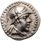 Baktrian Kingdom. Eukratides I. Silver Obol (0.68 g), ca. 171-145 BC EF