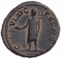 Phillip II, AD 247-249. AE 21 (8.89 g) as Caesar Choice VF - 2