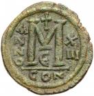 Justinian I. Ã Follis (22.42 g), 527-565 Superb EF - 2