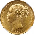 Great Britain. Sovereign, 1864 NGC MS63