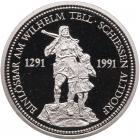 Switzerland. Platinum 1 Unze, 1986 Choice Brilliant Proof