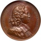 France. Bronze Medal, 1704 NGC MS65 BR