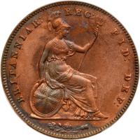 Great Britain. Penny, 1854 PCGS Unc - 2