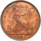 Great Britain. Penny, 1861 PCGS MS64 RB - 2