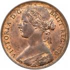 Great Britain. Penny, 1863 PCGS MS64 RB