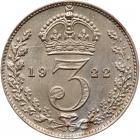 Great Britain. Threepence, 1922 Unc - 2