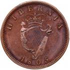 Ireland. Bronze Proof Penny, 1805 PCGS Proof 65 - 2