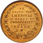 Two 1901 Pan-American Exposition Medals. Prosperity and Peace Medal. Bronze - 2