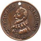 (1892-93) Columbian Exposition - 400th Anniversary of Landing - Eglit-4, Bronze, Brilliant Uncirculated.