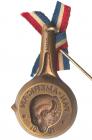 1901 Pan-American Exposition - Frying Pan Lapel Pin with ribbon. Brilliant - 2