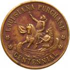 Two 1904 Louisiana Purchase Exposition Medals - Souvenir Medal and Government Building. - 2