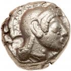 Attica, Athens. Silver Tetradrachm (15.93g) light-weight specimen. 510/500-480 BC