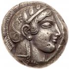 Attica, Athens. Silver Tetradrachm (17.2g), 475-465 BC