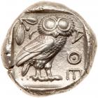 Attica, Athens. Silver Tetradrachm (17.17g), ca. 440-404 BC - 2