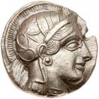 Attica, Athens. Silver Tetradrachm (17g), ca. 440-404 BC