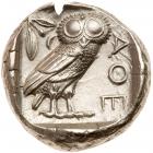 Attica, Athens. Silver Tetradrachm (17g), ca. 440-404 BC - 2