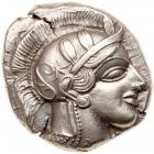 Attica, Athens. Silver Tetradrachm (17.09g), ca. 440-404 BC