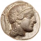 Attica, Athens. Silver Tetradrachm (17.15g), ca. 440-404 BC