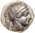 Attica, Athens. Silver Tetradrachm (17.15g), ca. 440-404 BC