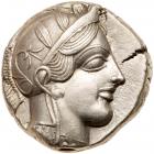 Attica, Athens. Silver Tetradrachm (17.14g), ca. 440-404 BC