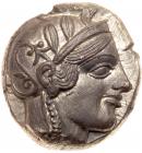 Attica, Athens. Sulver Tetradrachm (17.17g), ca. 455-440 BC