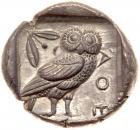 Attica, Athens. Sulver Tetradrachm (17.17g), ca. 455-440 BC - 2