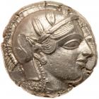 Attica, Athens. Ssilver Tetradrachm (17.16g), 455-440 BC