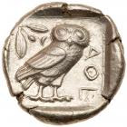 Attica, Athens. Ssilver Tetradrachm (17.16g), 455-440 BC - 2