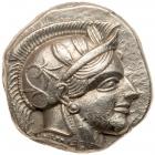 Attica, Athens. Silver Tetradrachm (17.15g), ca. 440-404 BC