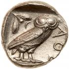 Attica, Athens. Silver Tetradrachm (17.18g), ca. 440-404 BC - 2