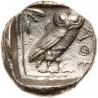 Attica, Athens. Silver Tetradrachm (16.95g), 440-404 BC - 2