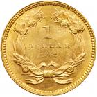 1862 $1 Gold Indian PCGS MS63 - 2