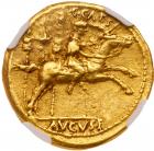 Octavian as Augustus, 27 BC-14 AD. Gold Aureus (7.83g) - 2