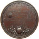 1867 Cyrus Field Telegraphic Communication Medal Mint State - 2