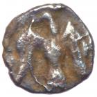 Judaea, Yehud (Judah). Silver 1/2 Gerah (0.26 g), Before 333 BCE Choice VF - 2