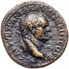 Vespasian. Ã Sestertius (23.09 g), AD 69-79 Sharpness of VF