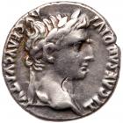 Tiberius. Silver Denarius (3.69 g), AD 14-37 VF