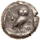 Attica, Athens. Silver Tetradrachm (17.61 g), ca. 500/490-485/0 BC VF - 2