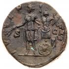 Marcus Aurelius. Ã Sestertius (24.45 g), as Caesar, AD 138-161 EF - 2