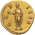 Antoninus Pius. Gold Aureus (7.16 g), AD 138-161 EF - 2