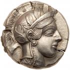 Attica, Athens. Silver Tetradrachm (17.14 g), ca. 454-404 BC EF