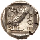 Attica, Athens. Silver Tetradrachm (17.14 g), ca. 454-404 BC EF - 2