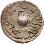 Judaea, Bar Kokhba Revolt. Silver Zuz (3.43 g), 132-135 CE Choice VF - 2