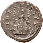 Macrinus. Silver Denarius (3.26 g), AD 217-218 EF - 2